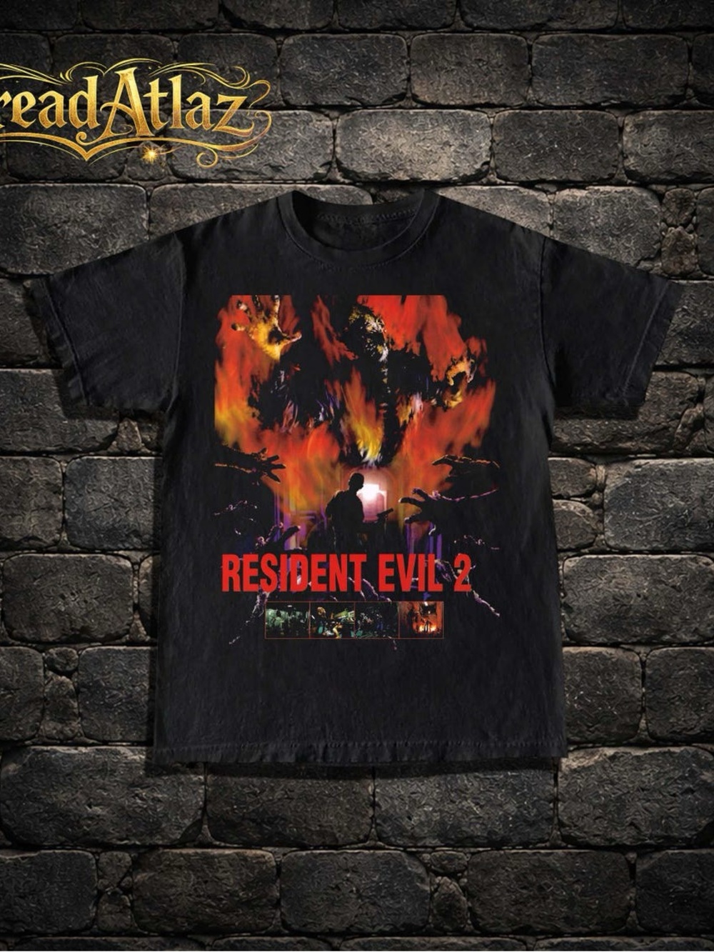 Resident Evil 2 T-Shirt – Retro 2000s PS2 Promo Tee
